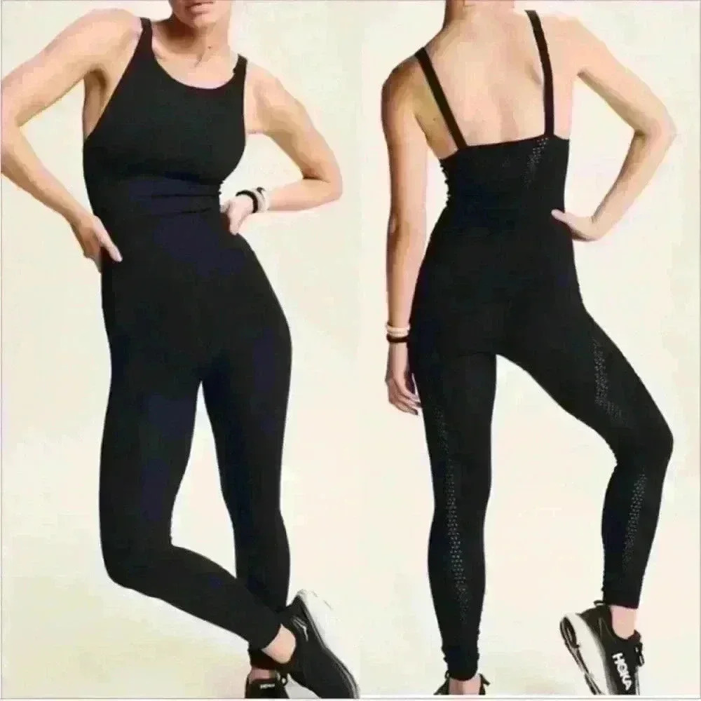 FP Movement by Free People Black Jumpsuit